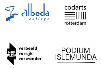 Samenwerkingspartners van PT010: Albeda College, Codarts Rotterdam, Jeugdtheater Hofplein en Podium Islemunda
